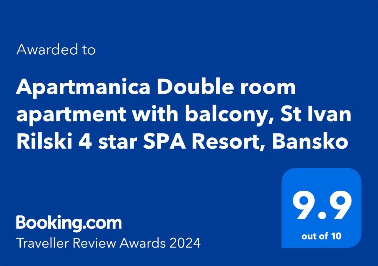 Apartmanica Double Room Apartment 101-12, Big Terrace, St Ivan Rilski 4 Star Spa Resort, 반스코 외부 사진